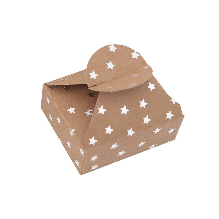 Geschenkboxen mit Silbermuster 6x7,5x2,5 cm – 4 Stk. | verschiedene Motive — Bild 4