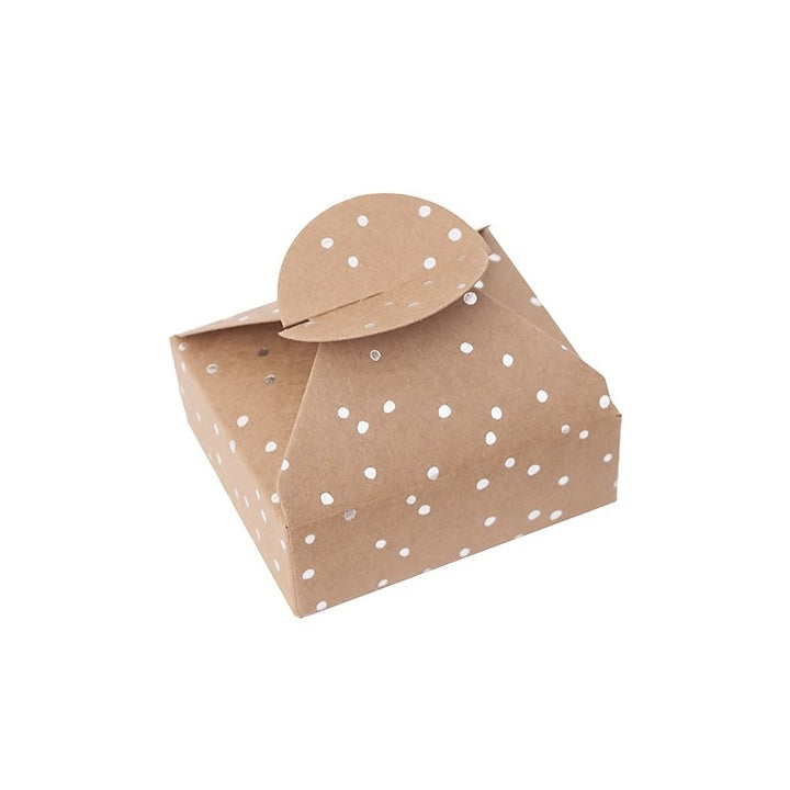Geschenkboxen mit Silbermuster 6x7,5x2,5 cm – 4 Stk. | verschiedene Motive — Bild 3