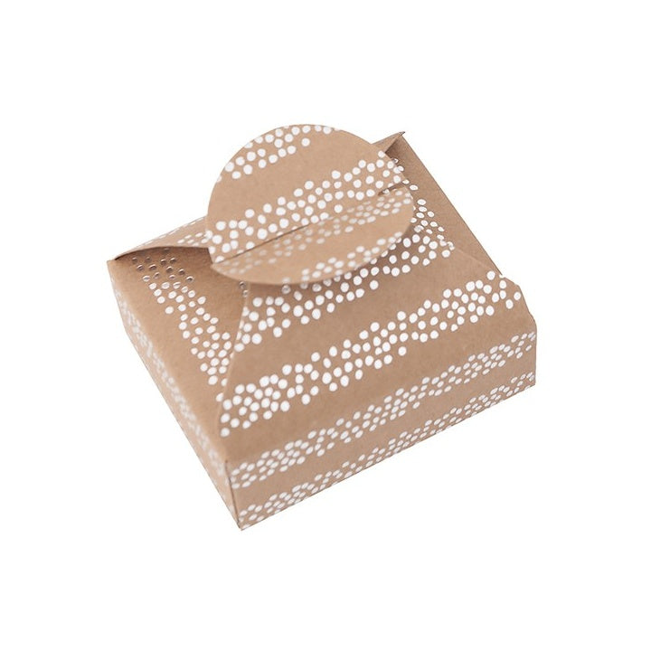 Geschenkboxen mit Silbermuster 6x7,5x2,5 cm – 4 Stk. | verschiedene Motive — Bild 5