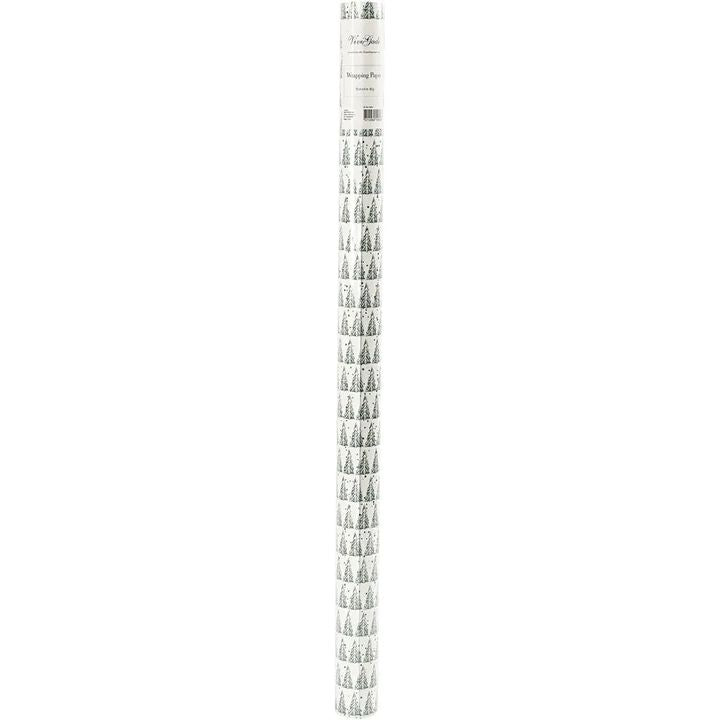 Geschenkpapier | Grüner weißer Tannenbaum 70 cm x 4 m — Bild 5