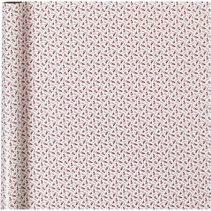Geschenkpapier | Rot Weiß Trompete 70 cm x 4 m — Bild 5