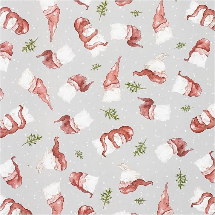 Geschenkpapier | Weihnachtsmann mit großem Hut 70 cm x 2 m — Bild 2