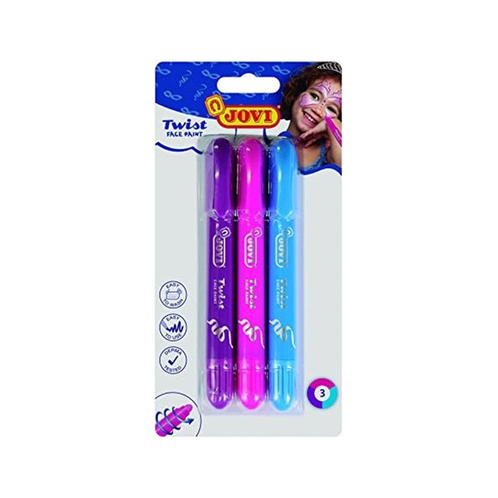 Gesichtsbemalung JOVI Twist Girl 3St. — Bild 3