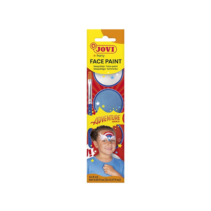 Gesichtsbemalungsset Adventure mit Zubehör 3 x 8 ml — Bild 9
