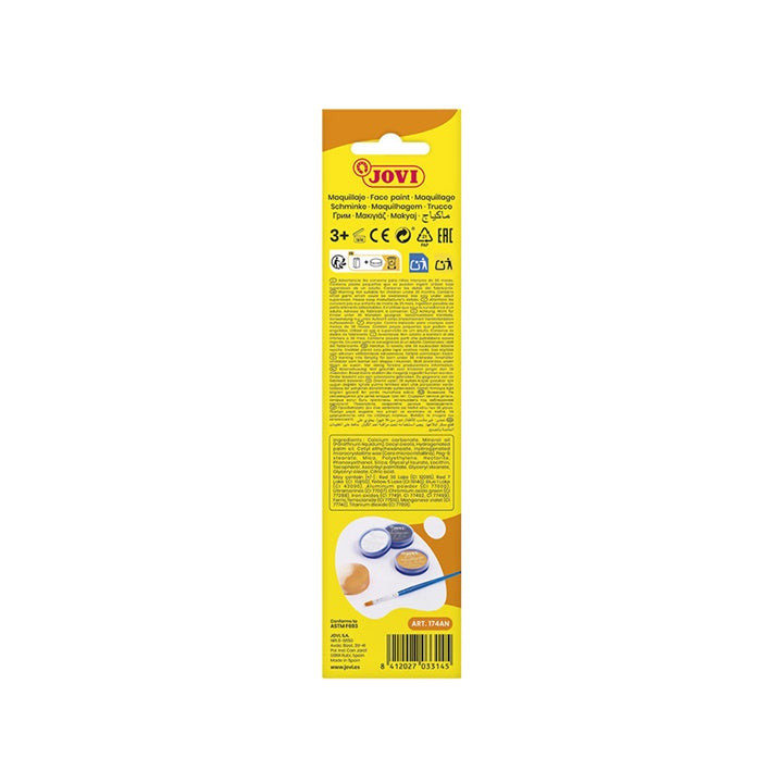 Gesichtsbemalungsset Animal mit Zubehör 3 x 8 ml — Bild 1