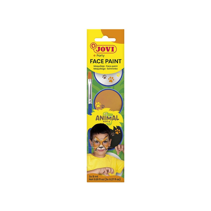 Gesichtsbemalungsset Animal mit Zubehör 3 x 8 ml — Bild 9