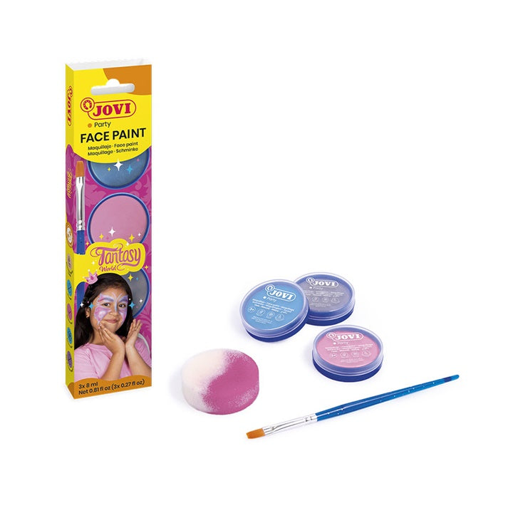 Gesichtsbemalungsset Fantasy mit Zubehör 3 x 8 ml — Bild 6