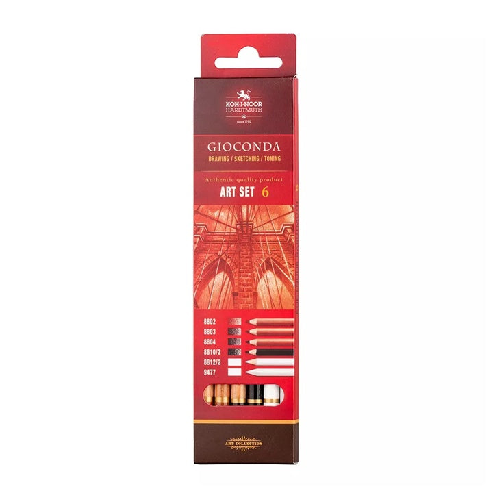 Gioconda Künstler-Bleistift-Set 9035 / 6 Stück — Bild 3