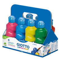 Giotto Acrylfarben-Set 8 x 250 ml