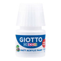 Giotto Decor Acrylfarbe matt 25 ml – Weiß