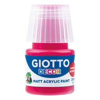 Giotto Decor Acrylfarbe matt 25 ml – Karminrot