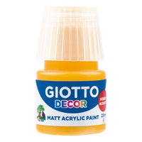 Giotto Decor Acrylfarbe matt 25 ml – Dunkelgelb