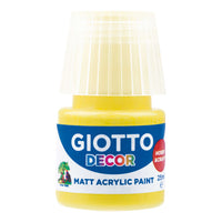 Giotto Decor Acrylfarbe matt 25 ml – Gelb