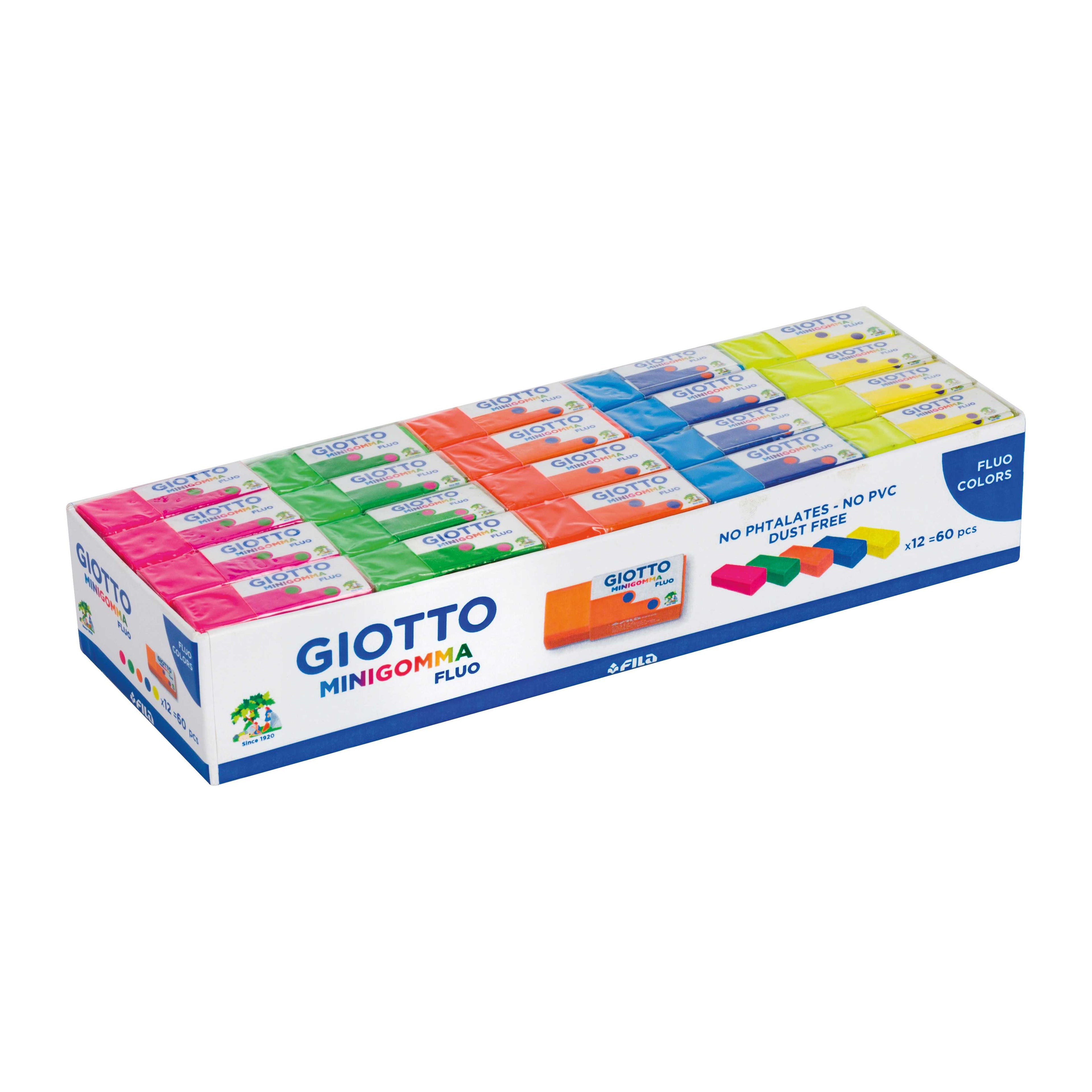 GIOTTO Mini fluoreszierender Radiergummi 1 Stk.