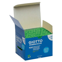 GIOTTO Robercolor staubfreie Kreide 100 Stück – Grün