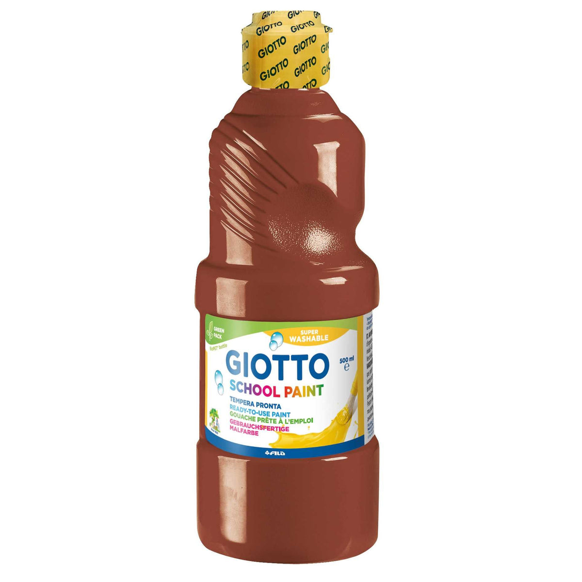 GIOTTO School Paint auswaschbare Temperafarbe 500 ml