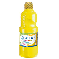 GIOTTO School Paint auswaschbare Temperafarbe 500 ml – Gelb