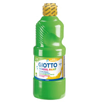 GIOTTO School Paint auswaschbare Temperafarbe 500 ml – Grasgrün