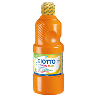 GIOTTO School Paint auswaschbare Temperafarbe 500 ml – Orange