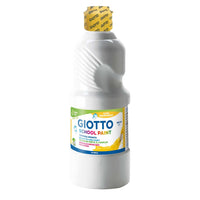 GIOTTO School Paint auswaschbare Temperafarbe 500 ml – Weiß