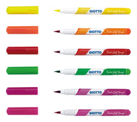 Pinselstifte GIOTTO Turbo Soft Brush Fluo 6 Stk.
