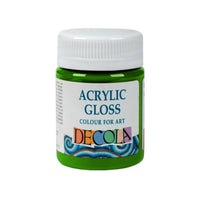 Glänzende Acrylfarbe Decola 56 ml – Grün hell