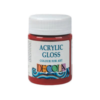 Glänzende Acrylfarbe Decola 56 ml – Koralle