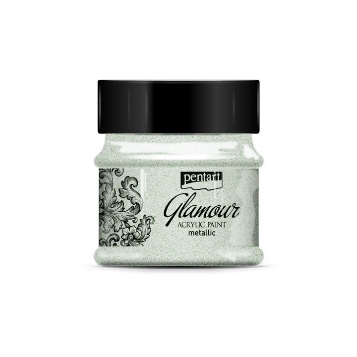 Glamour Metallic Acrylfarbe 50ml | verschiedene Farben — Bild 2