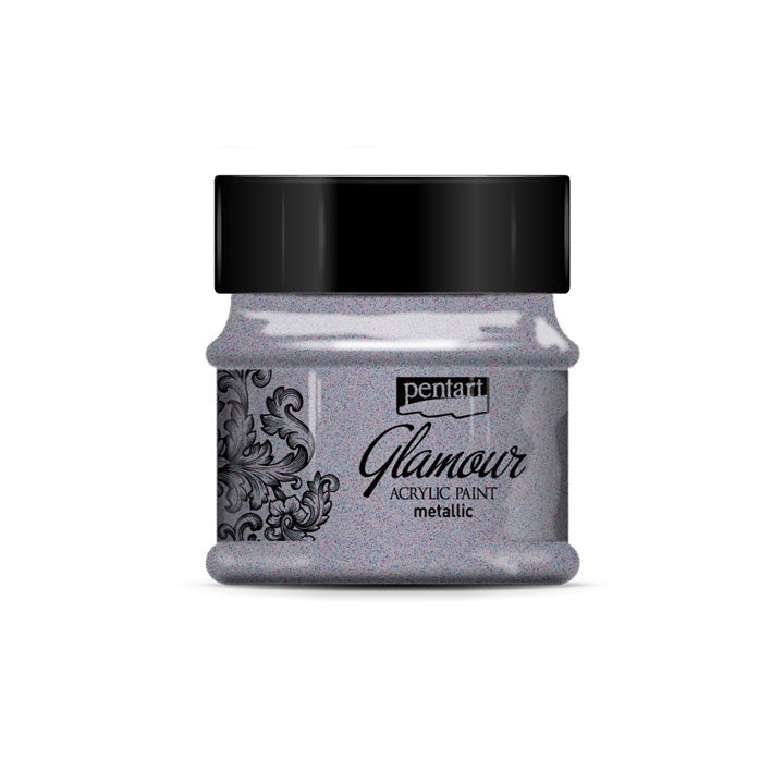 Glamour Metallic Acrylfarbe 50ml in verschiedenen Farbtönen | ARTMIE