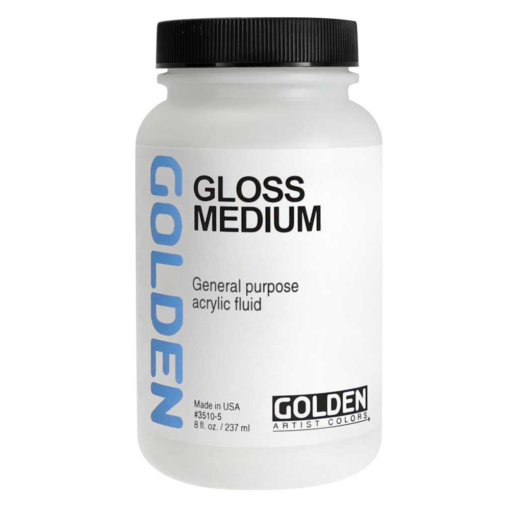 Glänzendes Acrylmalmittel GOLDEN Gloss Medium