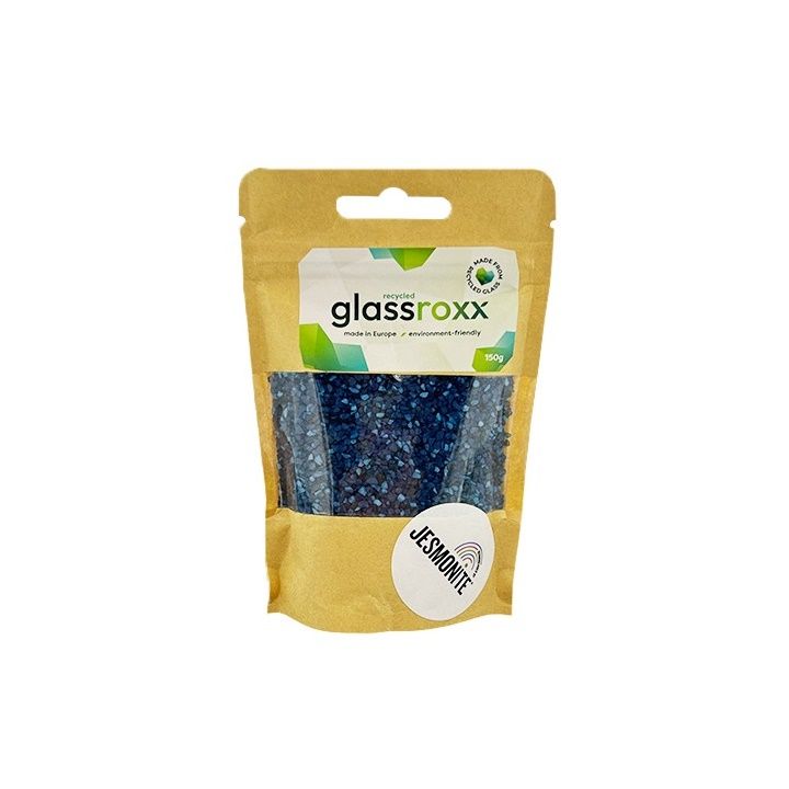 Glassroxx Jesmonite Glasgranulat 150 g – Königsblau