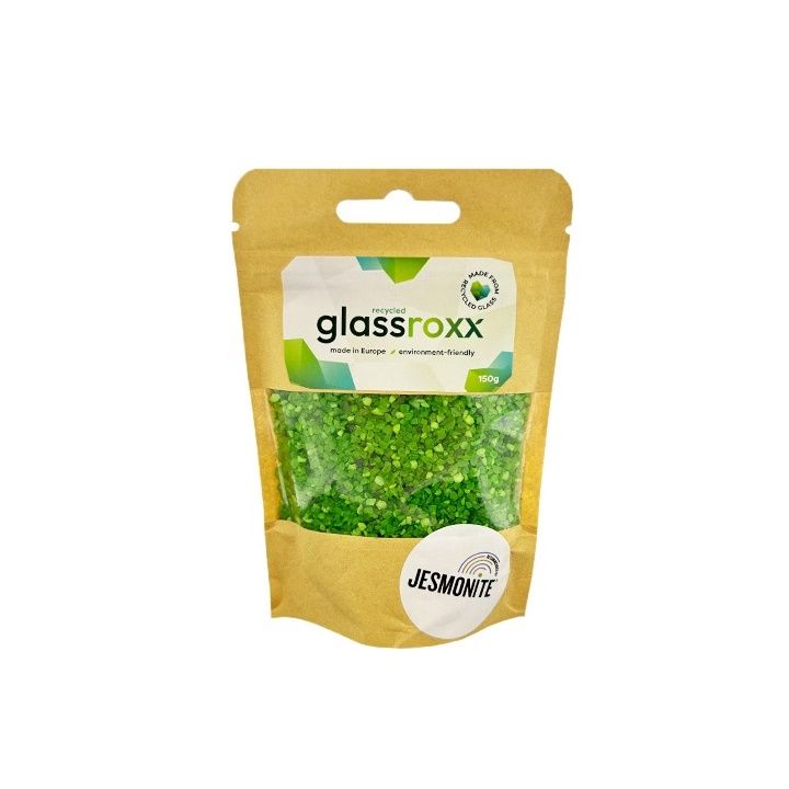 Glassroxx Jesmonite Glasgranulat 150 g – Neónová Grün