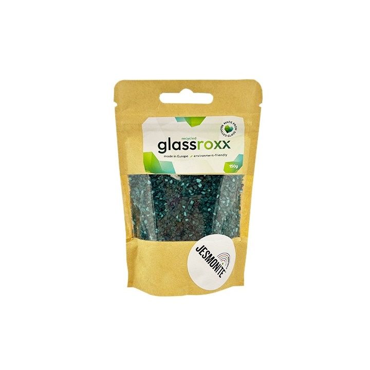 Glassroxx Jesmonite Glasgranulat 150 g – Petrol