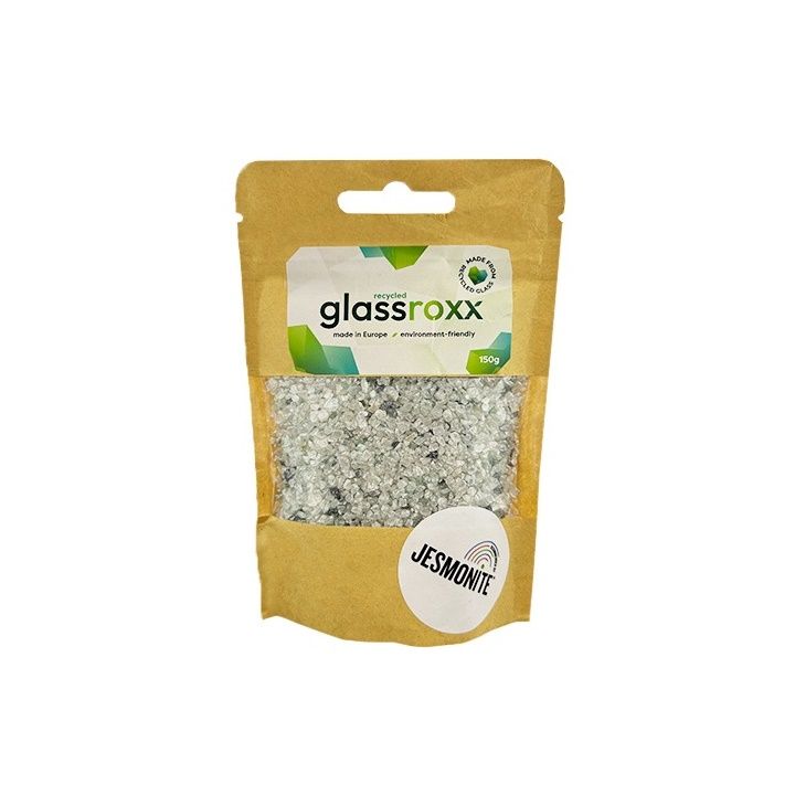 Glassroxx Jesmonite Glasgranulat 150 g – Silber