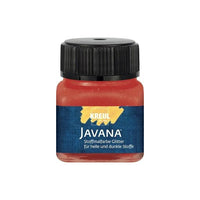 Javana Glitzer-Textilfarbe 20 ml – rubinrot