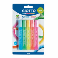 Glitzerkleber GIOTTO Glitter Glue Neonfarben 5 x 10 g