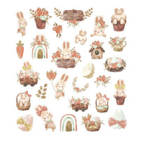 Glitzernde Ostersticker | Landhausstil, 28-tlg. — Bild 2