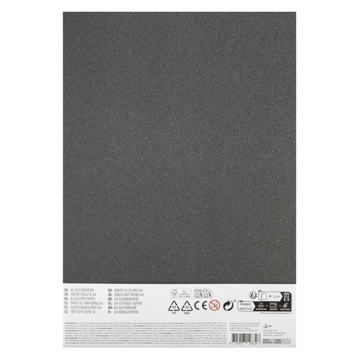 Glitzerndes farbiges Papier A4 — Bild 1
