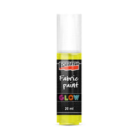 Glow-in-the-Dark-Stofffarbe – 92 Gelb