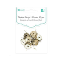 Gold Metallösen für Kugeln | 18 mm 10 Stück — Bild 1