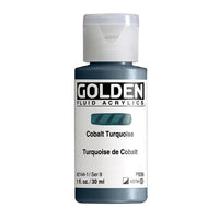 GOLDEN Fluid Acrylfarbe 118 ml – 2144 Kobalt Türkis