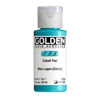 GOLDEN Fluid Acrylfarbe 118 ml – 2145 Kobaltblaugrün