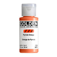 GOLDEN Fluid Acrylfarbe 118 ml – 2276 pyrrole Orange