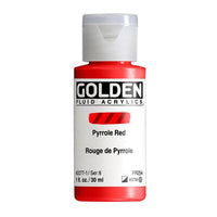 GOLDEN Fluid Acrylfarbe 118 ml – 2277 Pyrrolrot