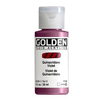 GOLDEN Fluid Acrylfarbe 118 ml – 2330 quinacridone Violett