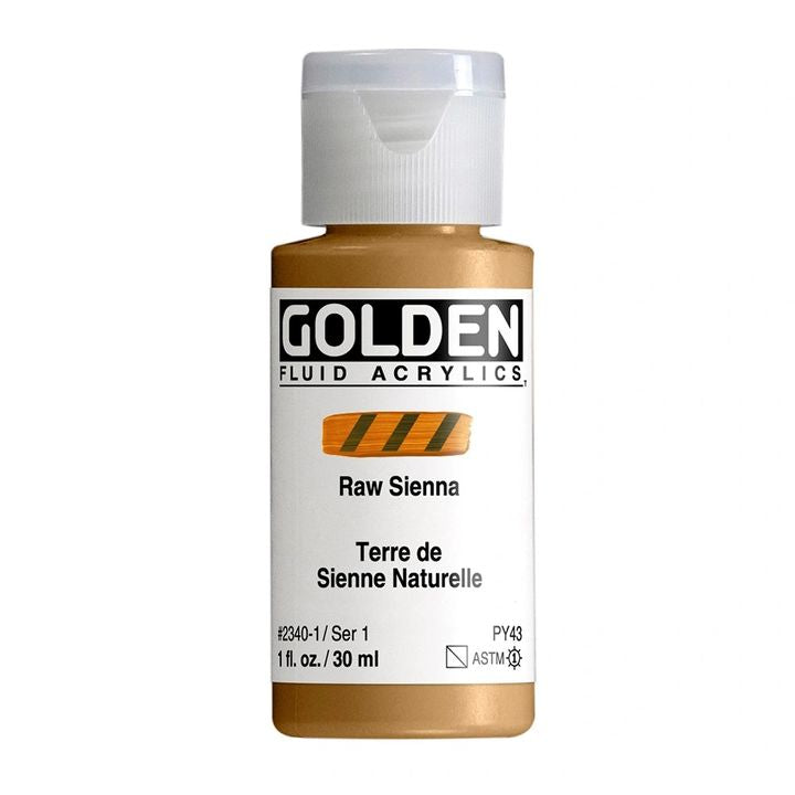 GOLDEN Fluid Acrylfarbe 118 ml – 2340 Siena natur