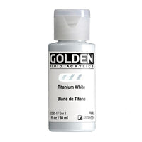 GOLDEN Fluid Acrylfarbe 118 ml – 2380 Titanweiß