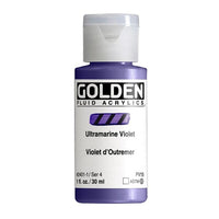 GOLDEN Fluid Acrylfarbe 118 ml – 2401 Ultramarin Violett