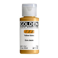 GOLDEN Fluid Acrylfarbe 118 ml – 2407 Ocker Gelb