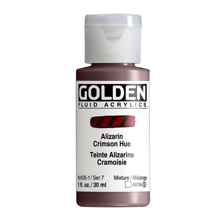 GOLDEN Fluid Acrylfarbe 118 ml – 2435 alizarin crimson Farbton